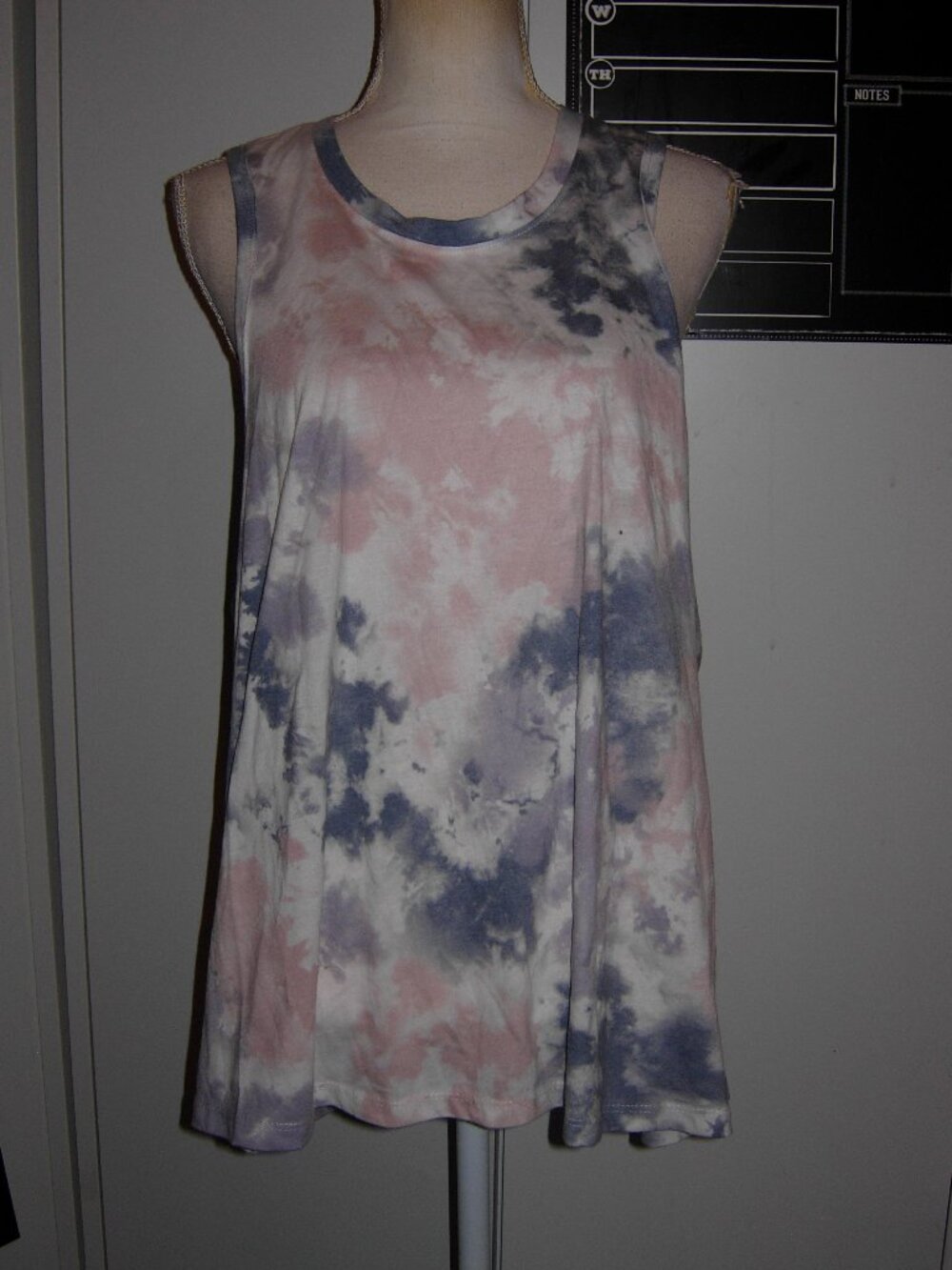 Terra & Sky Tie-Dye Tank Top 2X